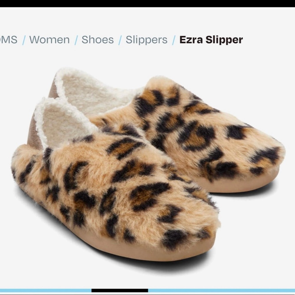 NWT TOMS women’s ERZA slippers— size 7.5 M